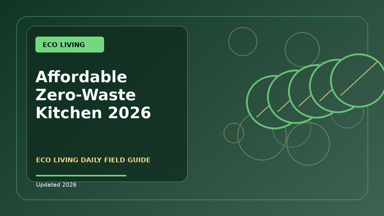 Affordable Zero-Waste Kitchen: A Practical 2026 Buying Guide