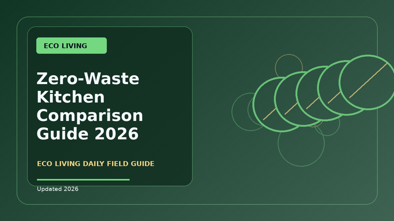 Zero-Waste Kitchen Comparison Guide: Practical 2026 Guide